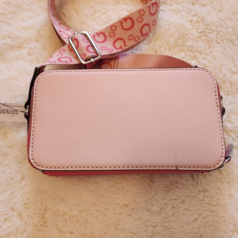 GUESS Charlestown Mini Crossbody Bag SF901970 Powder Pink NWT - Picture 6 of 11
